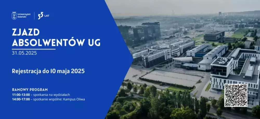 Uniwersytet Gdański zaprasza na Światowy Zjazd Absolwentów - 31 maja 2025 r.