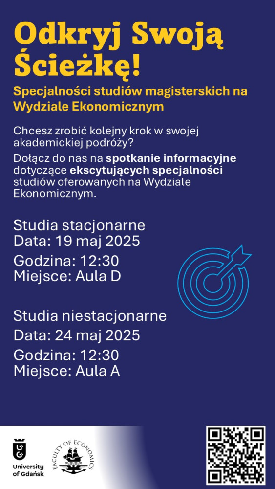 Studia magisterskie na Wydziale Ekonomicznym 