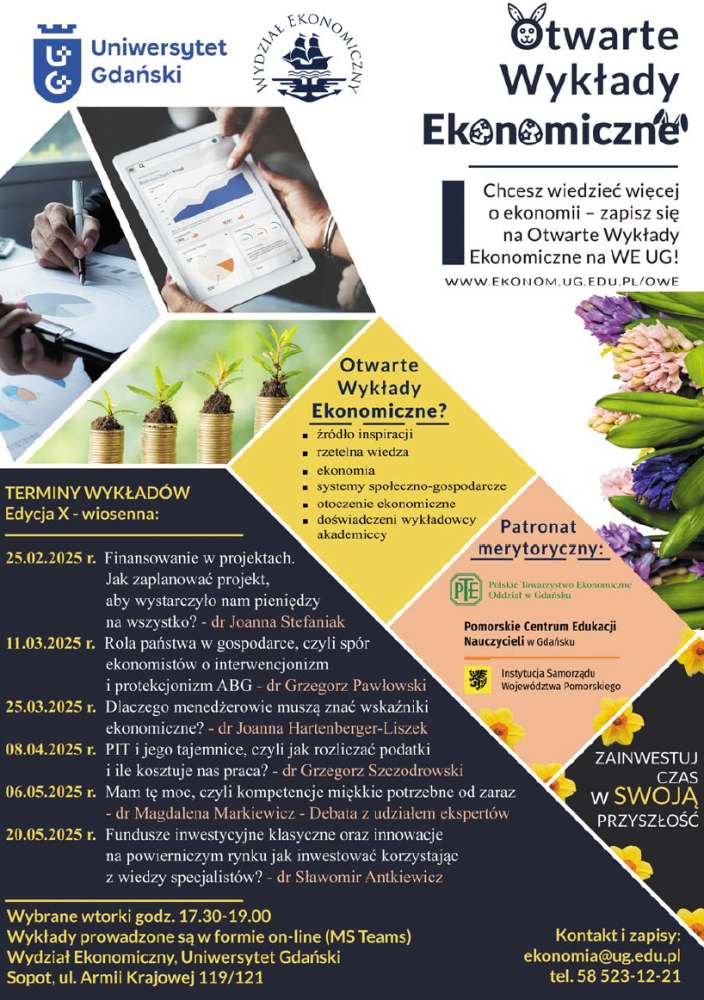 Otwarte Wykłady Ekonomiczne 20.05.2025 r.