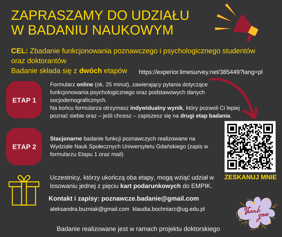 Badanie naukowe dotyczące problematycznego uczenia się 
