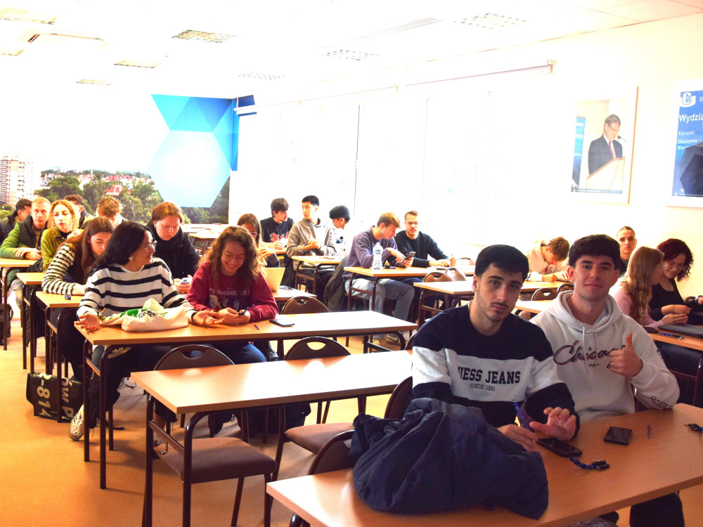spotkanie powitalne dla studentów Erasmus+ Incoming na Wydziale Ekonomicznym