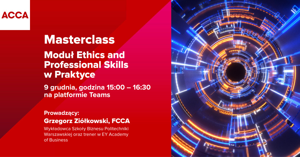 Zaproszenie na Masterclass: Moduł Ethics and Professional Skills w Praktyce