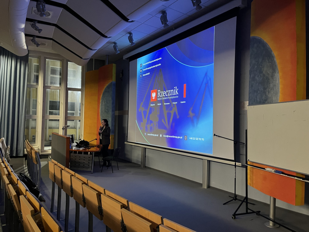 Guest Lecture by the Director of the SME Ombudsman’s Office in Gdańsk