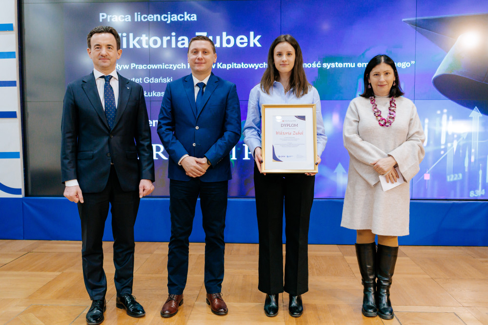 Laureaci konkursu na najlepsze prace dyplomowe o Nagrodę Prezesa Zarządu Giełdy Papierów Wartościowych w Warszawie