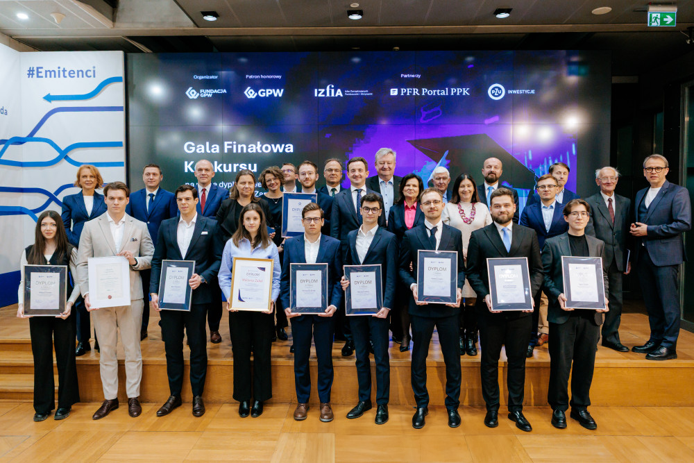 Laureaci konkursu na najlepsze prace dyplomowe o Nagrodę Prezesa Zarządu Giełdy Papierów Wartościowych w Warszawie