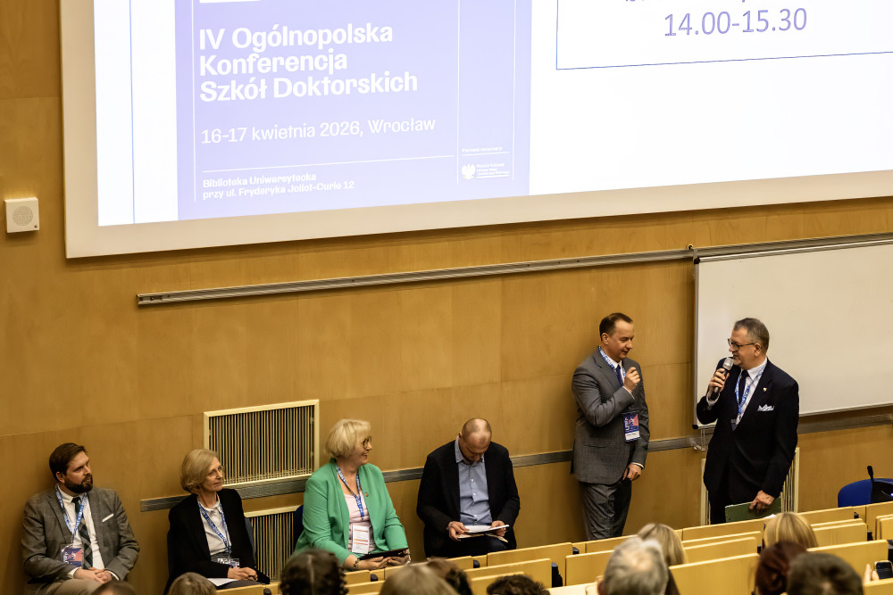 On the Present and Future of Doctoral Schools – Representative of Our Faculty at the Conference in Wrocław