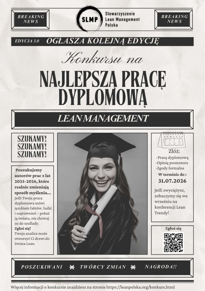 3rd Edition of the Competition for the Best Thesis in Lean Management