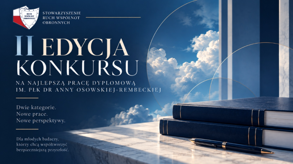 II edycja konkursu na najlepszą pracę dyplomową im. płk dr Anny Osowskiej-Rembeckiej