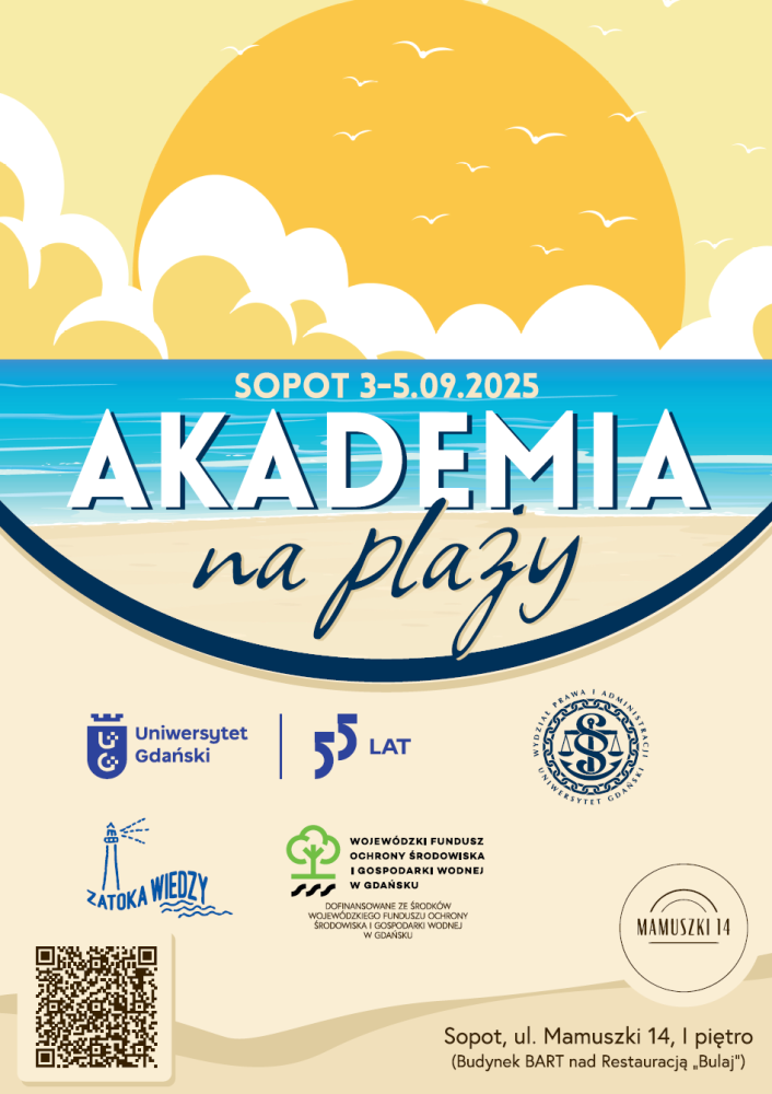 Plakat Akademia na plaży