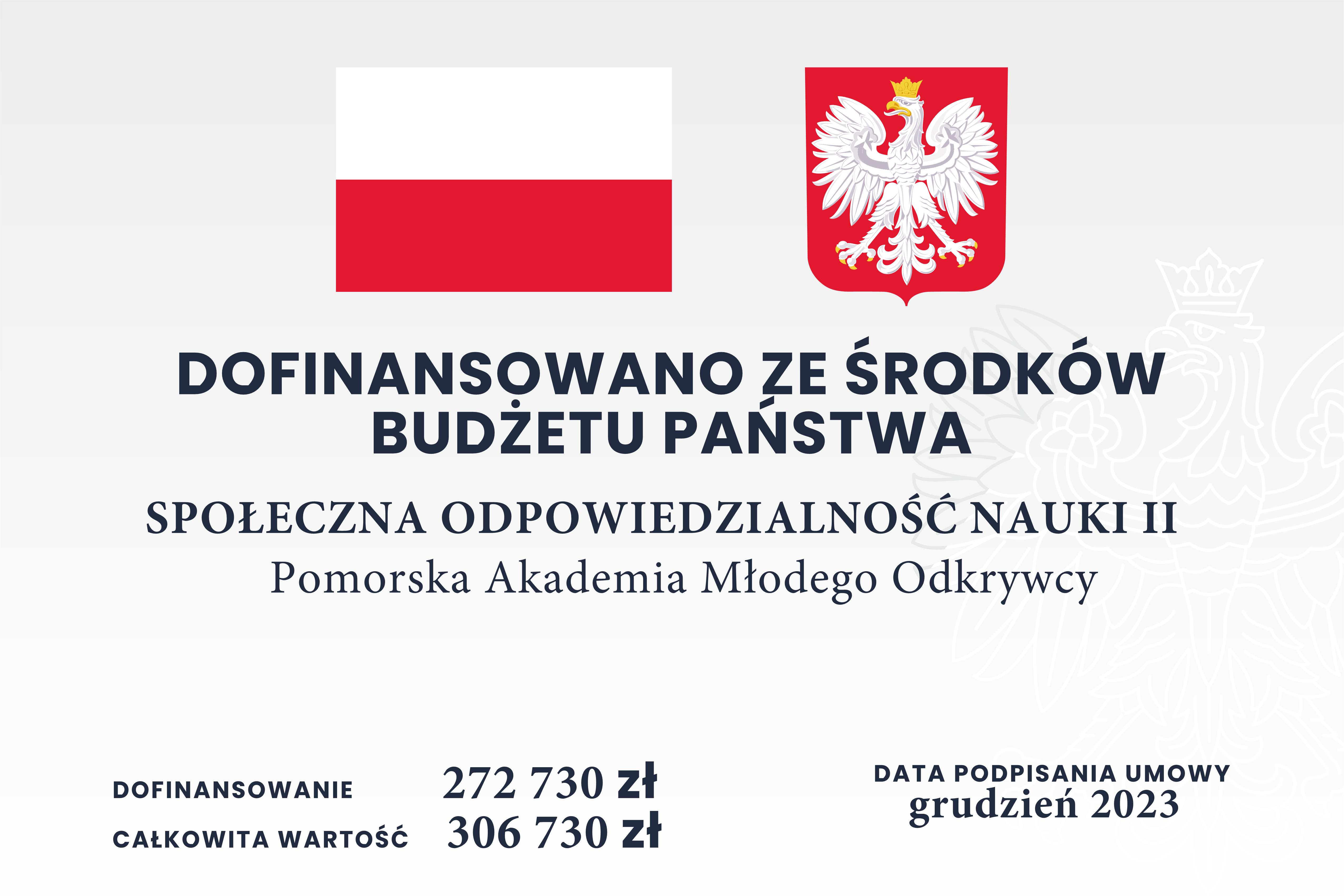 Projekt Pomorska Akademia Młodego Odkrywcy