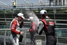 Michał Bartoszuk na podium w TCR Italy jako pierwszy kierowca z Polski