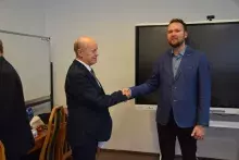 Obrona rozprawy doktorskiej mgr. Adama Damratha