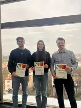 UG students on the international Erasmus+ BIP program at Newton University in Prague