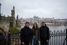 UG students on the international Erasmus+ BIP program at Newton University in Prague