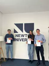 UG students on the international Erasmus+ BIP program at Newton University in Prague
