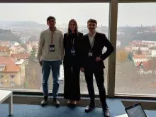 UG students on the international Erasmus+ BIP program at Newton University in Prague