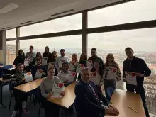 UG students on the international Erasmus+ BIP program at Newton University in Prague