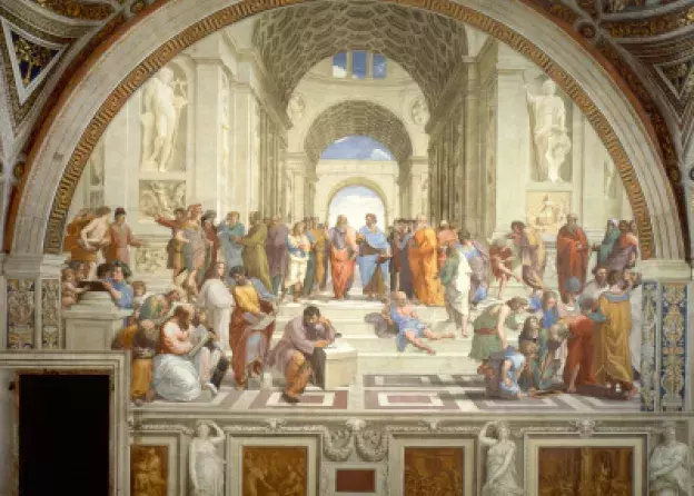 Mural „Szkoła Ateńska 2024”