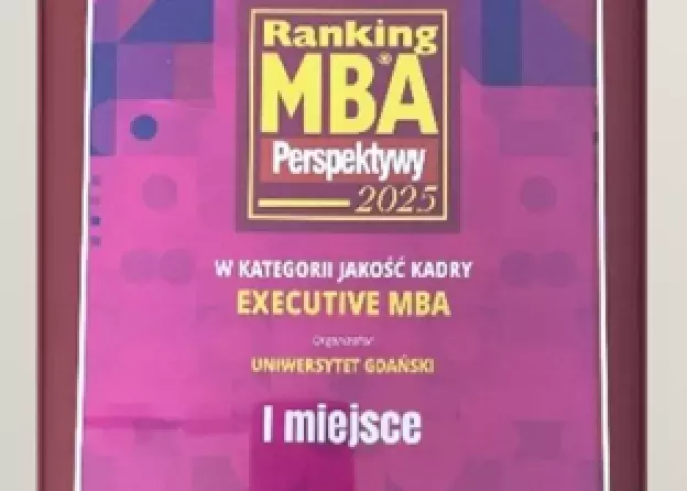 Sukces naszego programu Executive MBA Uniwersytetu Gdańskiego