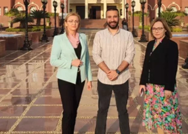 Visit of professors of the Faculty of Economics  UG to universities in Egypt