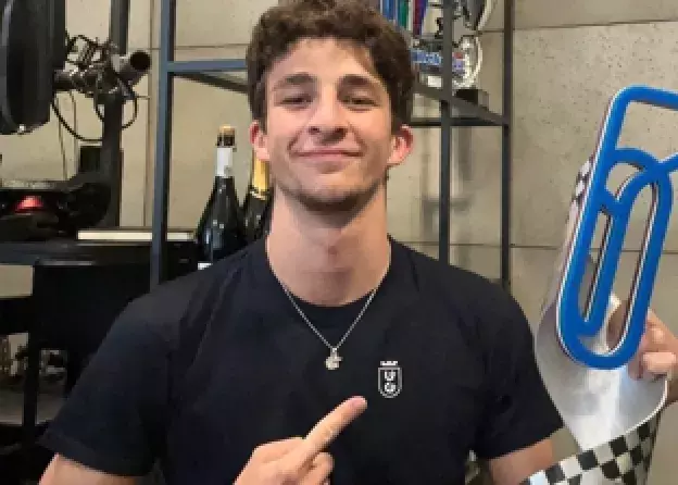 Student Wydziału Ekonomicznego Michał Bartoszuk na podium w TCR Italy jako pierwszy kierowca z Polski