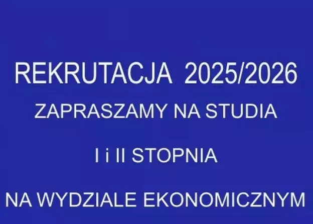ZAPRASZAMY NA STUDIA I i II STOPNIA
