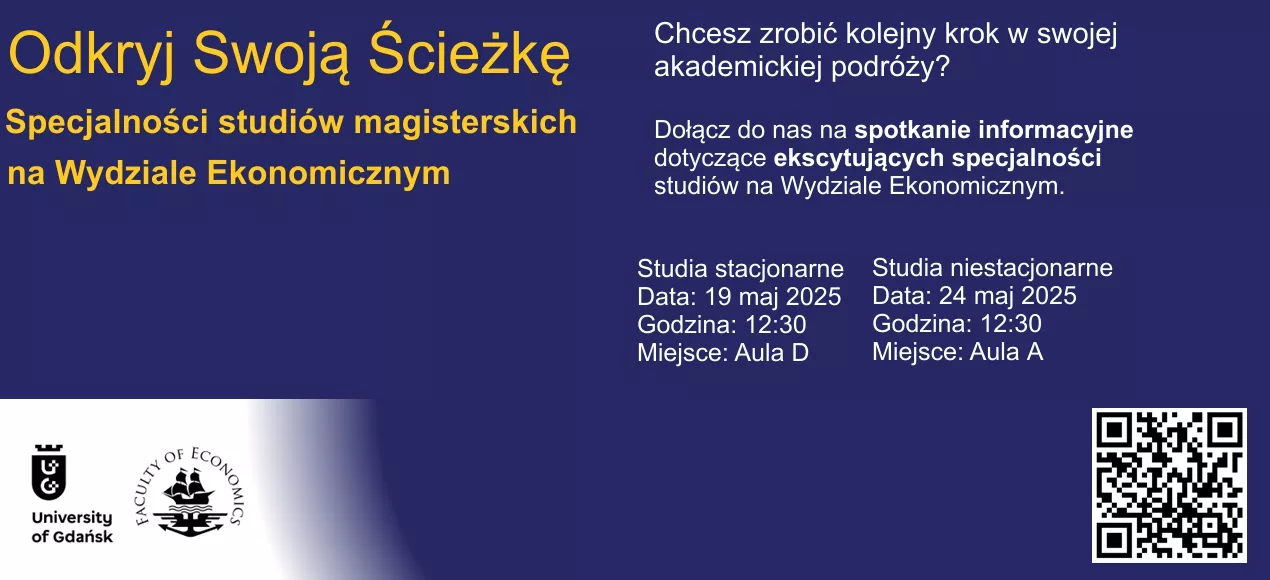 Studia magisterskie na Wydziale Ekonomicznym