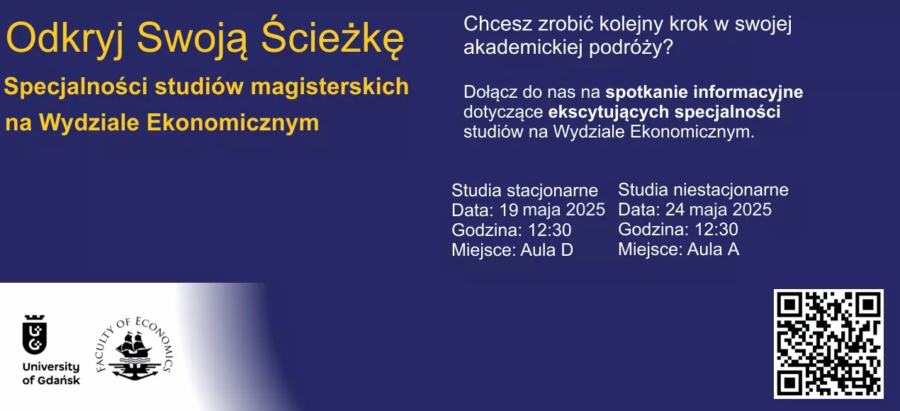 Studia magisterskie na Wydziale Ekonomicznym
