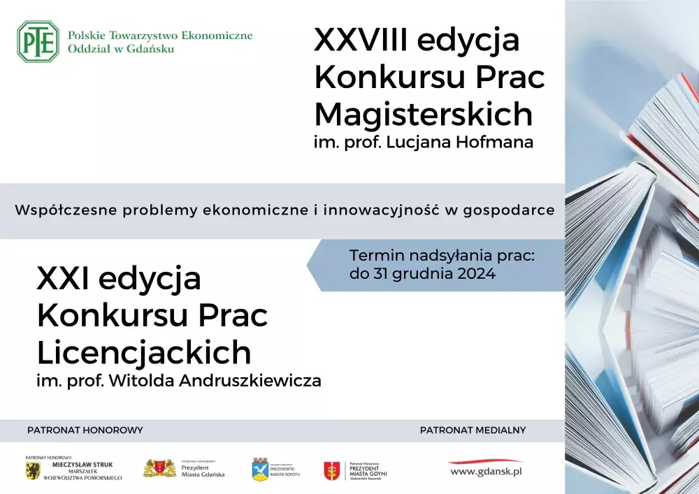 Konkursy Prac Magisterskich i Licencjackich PTE